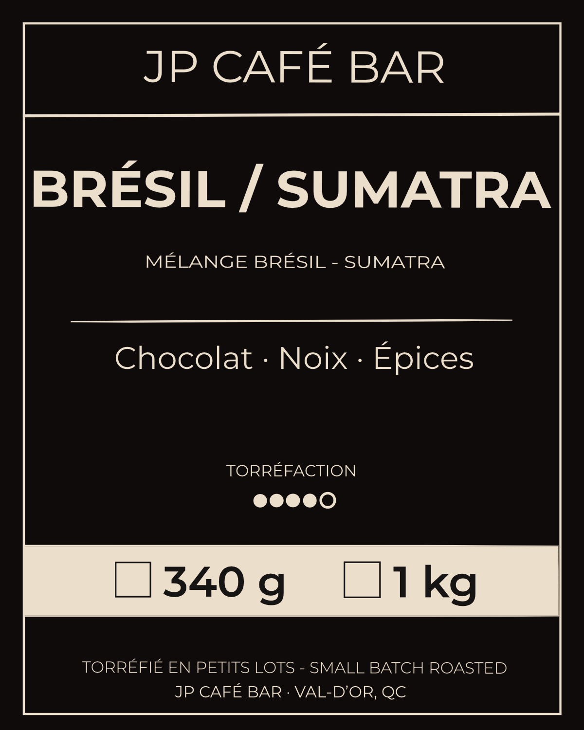 Brésil/Sumatra