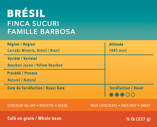 Brésil — Finca Sucuri · Famille Barbosa