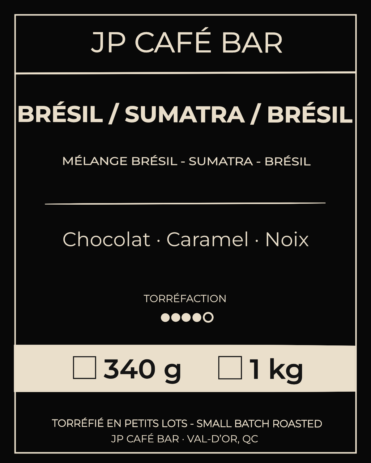 Brésil/Sumatra/Brésil